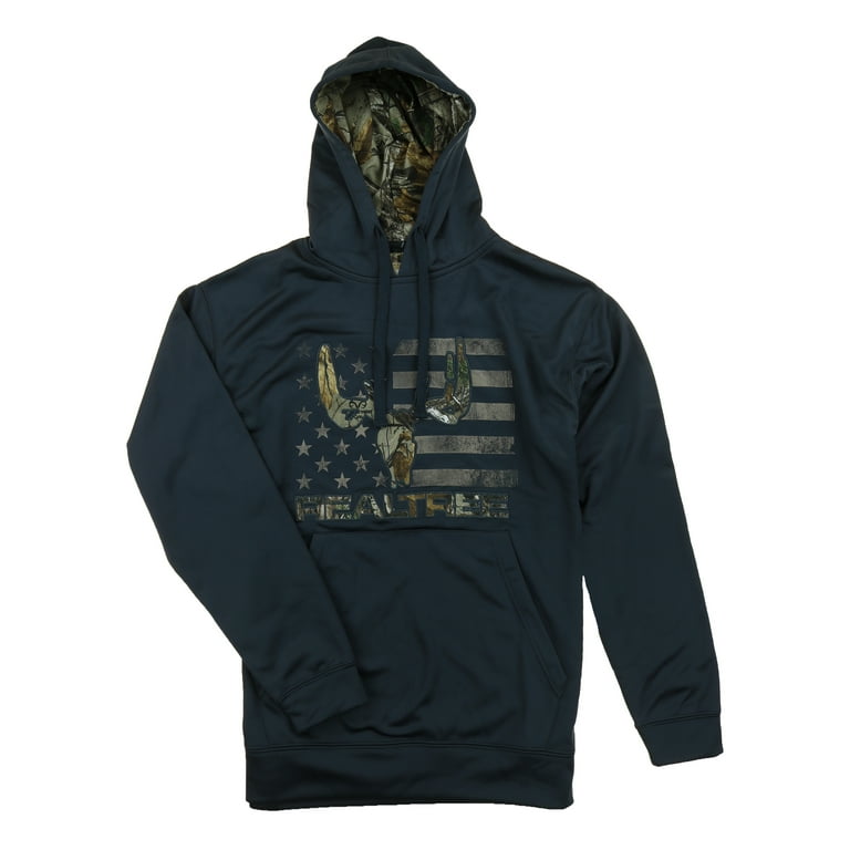 Camo hoodie cheap with american flag