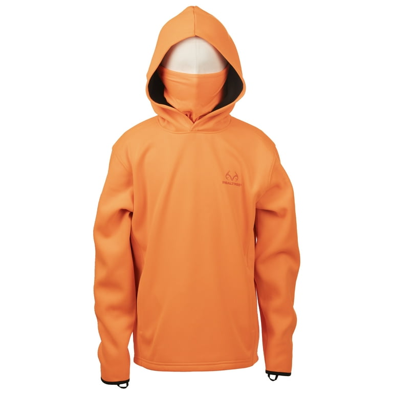 Realtree Youth Blaze Orange Pixel Lake Performance Hoodie Walmart