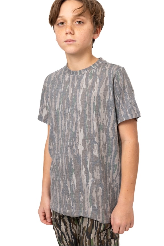 Youth Camo Tri-Blend Short Sleeve Shirt – Lightweight & Soft, Outdoor Apparel​