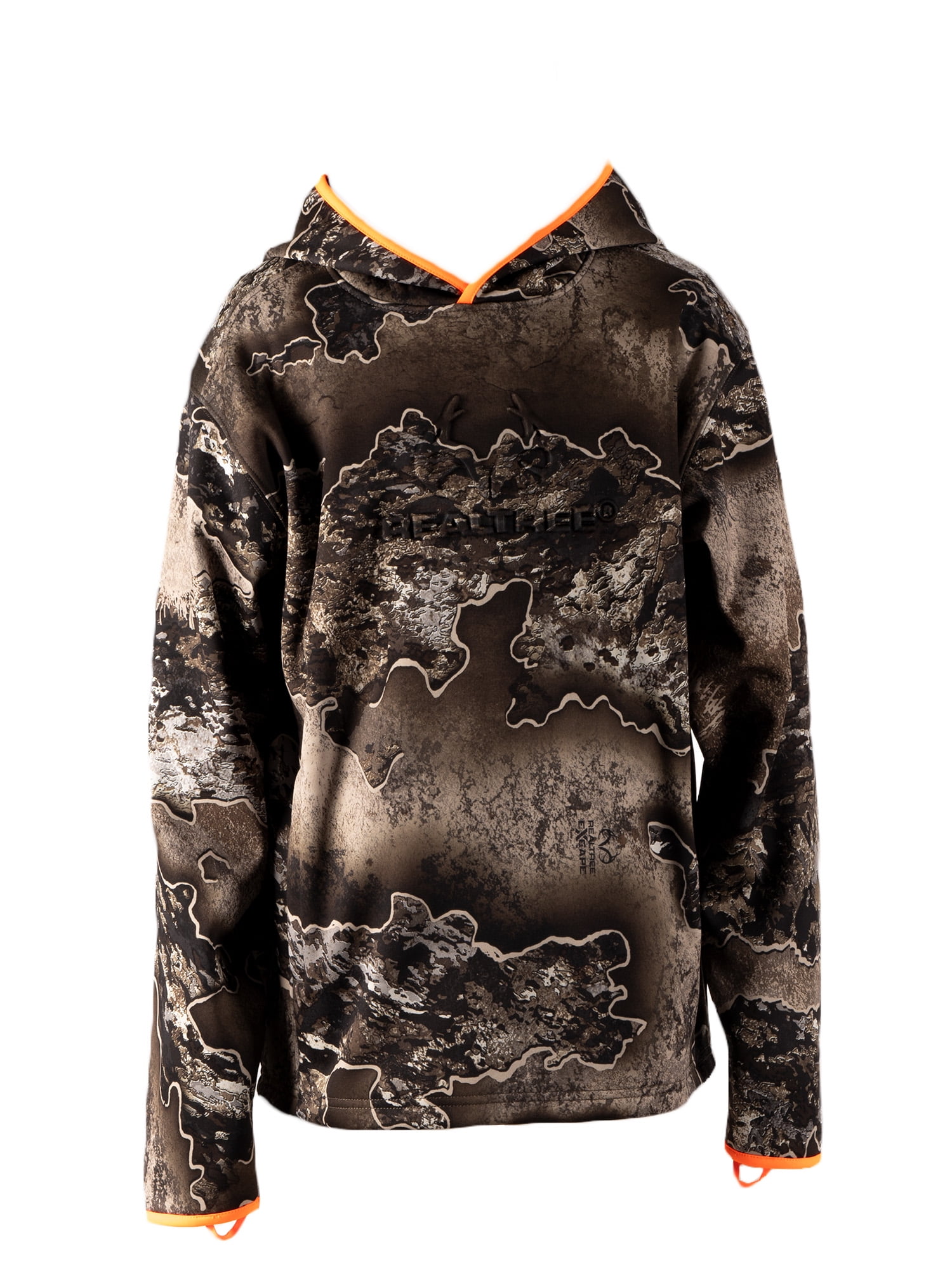 Realtree Youth Camo Performance Hoodie Polyester