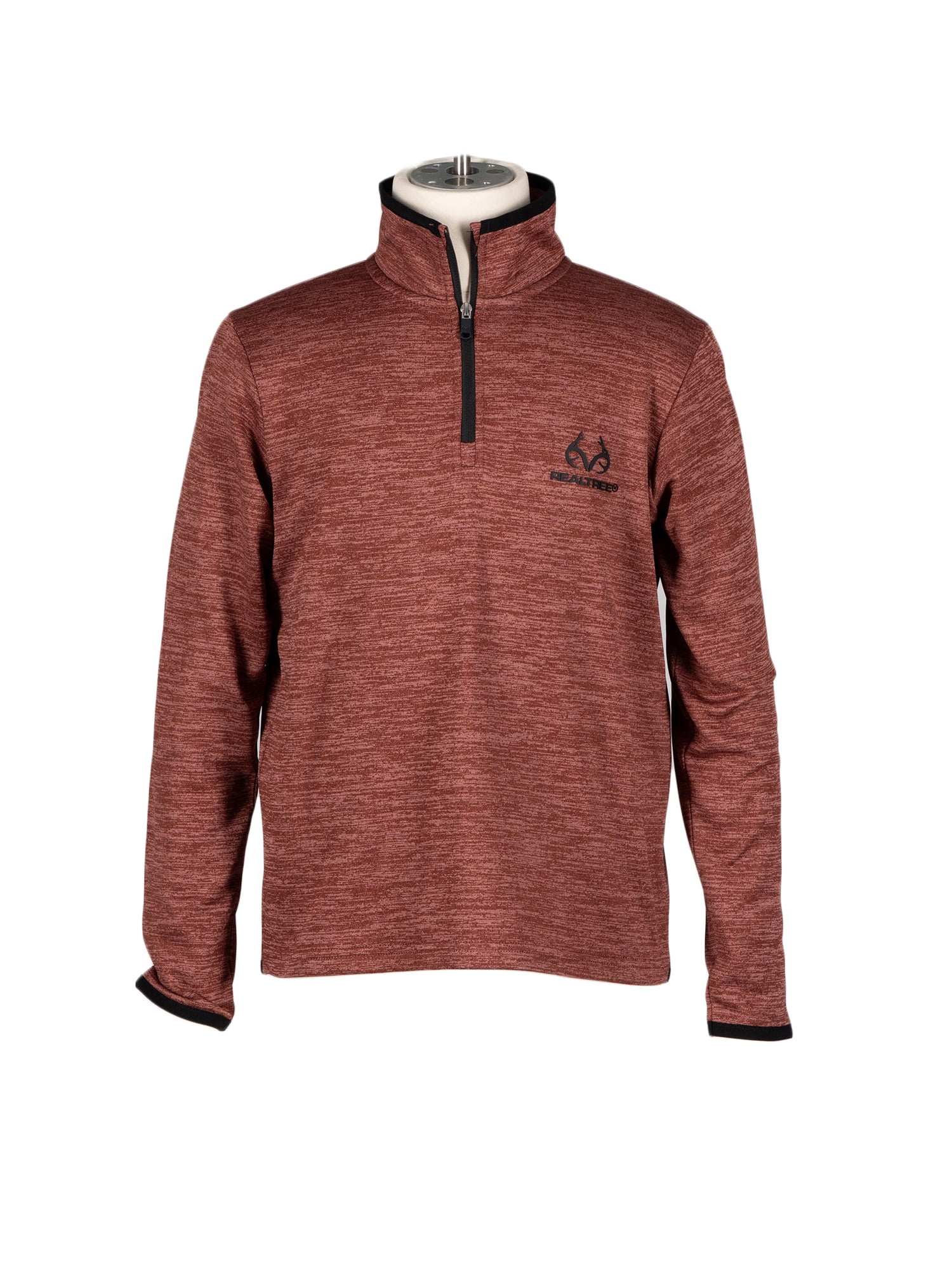 Realtree Youth Fleece Quarter Zip Pullover Sweatshirt, Sizes XS-XL