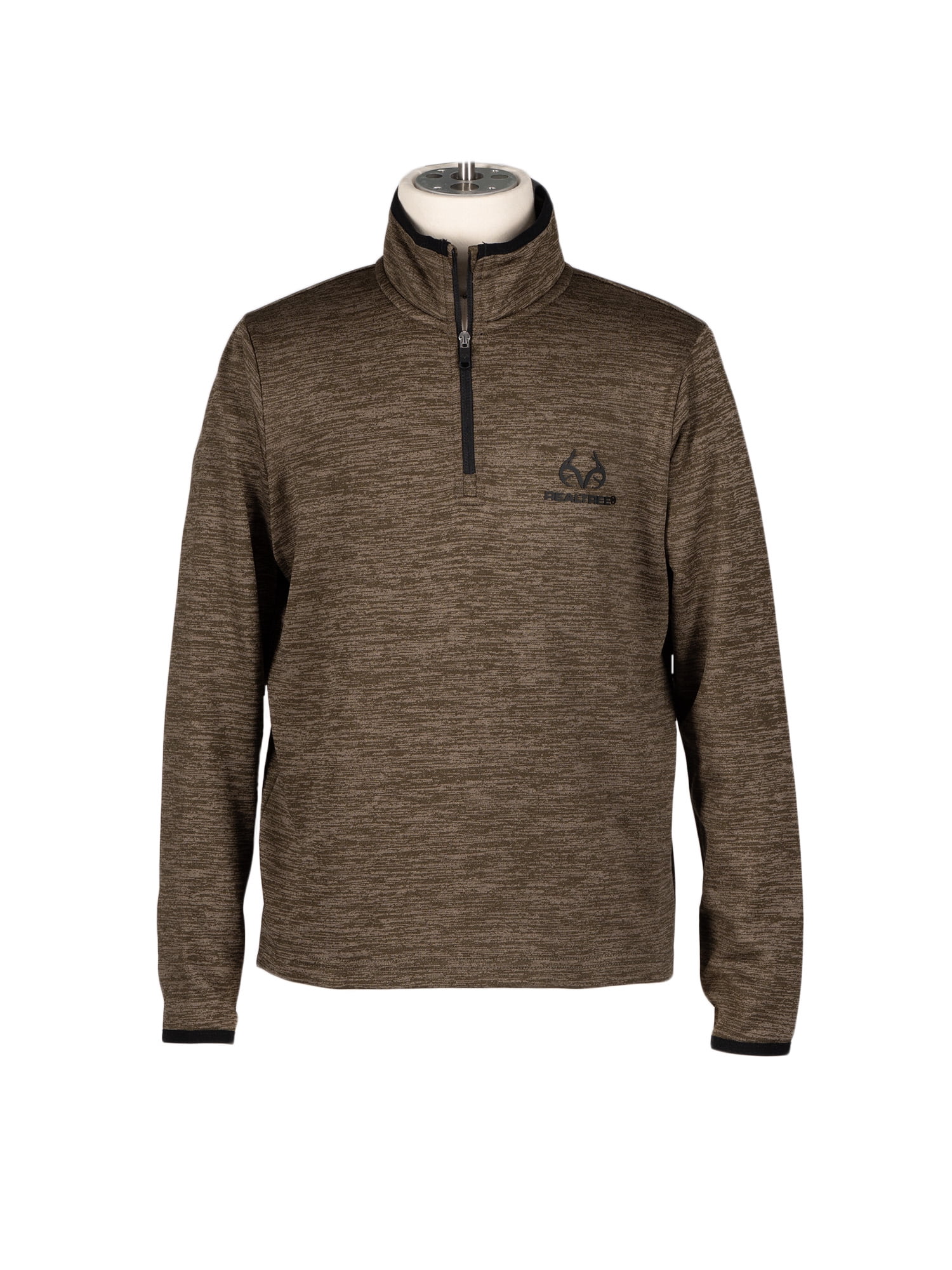 Realtree Youth Fleece Quarter Zip Pullover Sweatshirt, Sizes XS-XL