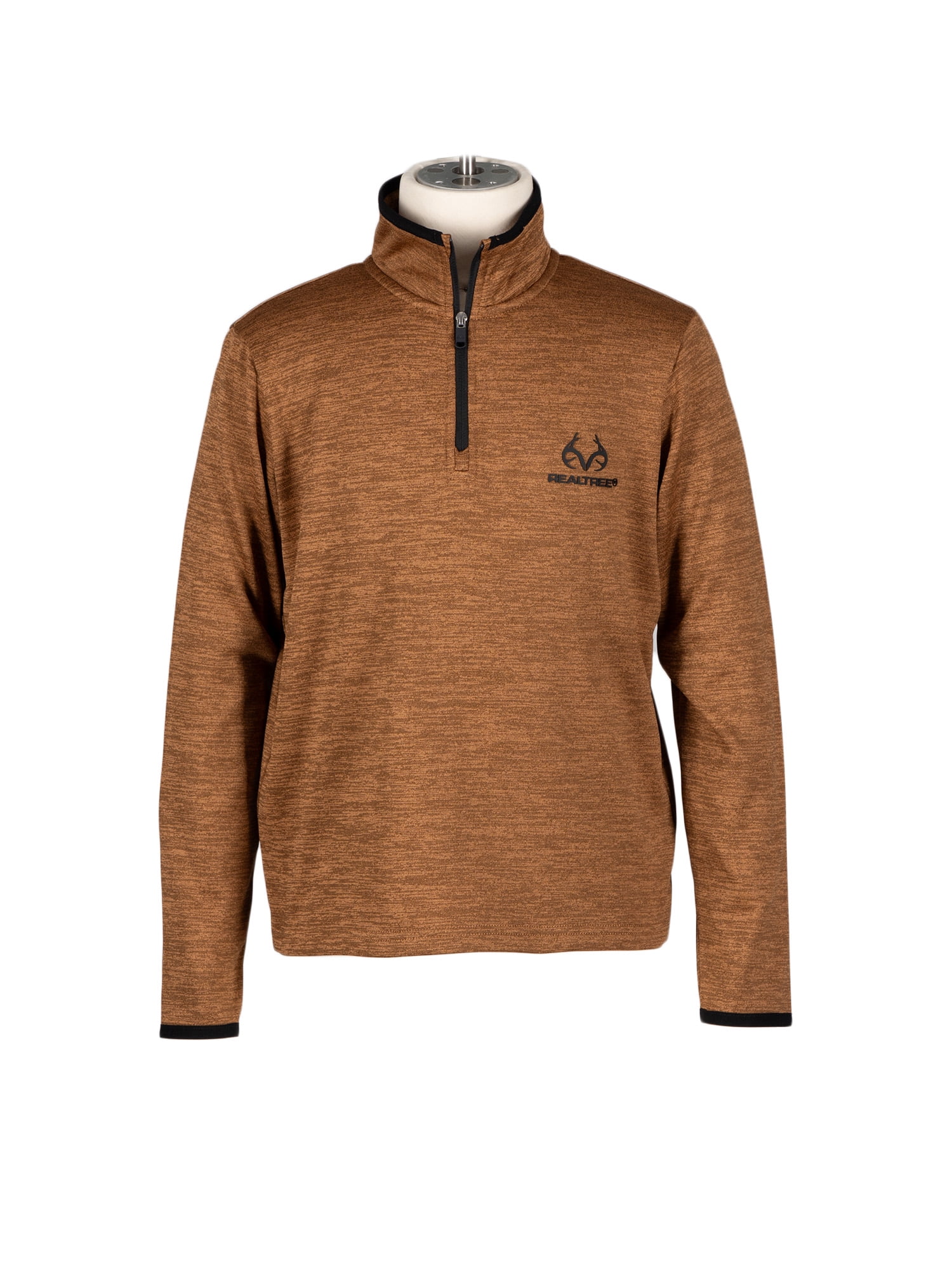 Realtree Youth Fleece Quarter Zip Pullover Sweatshirt, Sizes XS-XL