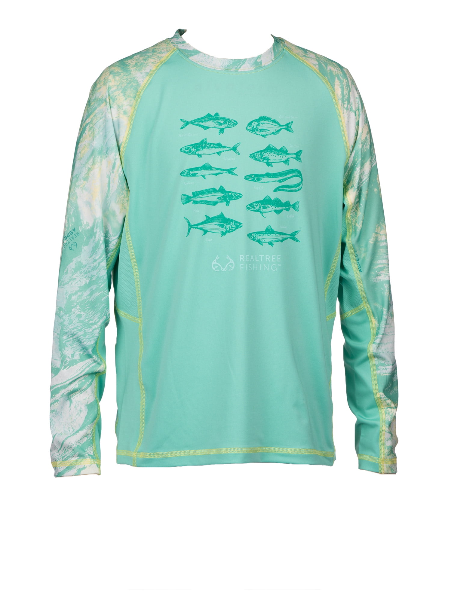 Realtree Youth Long Sleeve Jersey Recycled Polyester UPF Scent Control