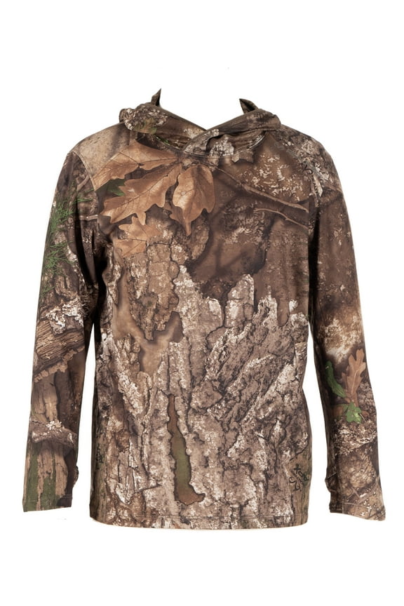 Youth Long Sleeve Performance Fishing Hoodie, M