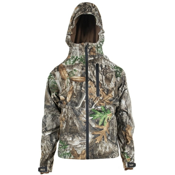 Realtree Youth Scent Factor Hunting Jacket, Realtree Edge, Size Small