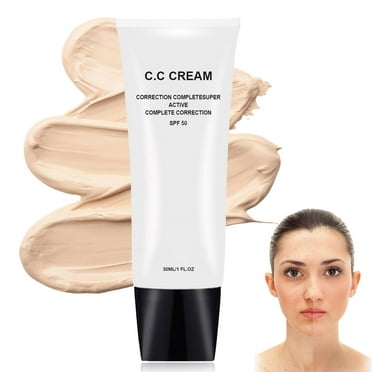 Ream Self Adjusting for Mature Skin, Perbella Cc Cream for Older Women, Moisturizing, Breathable (Natural color)