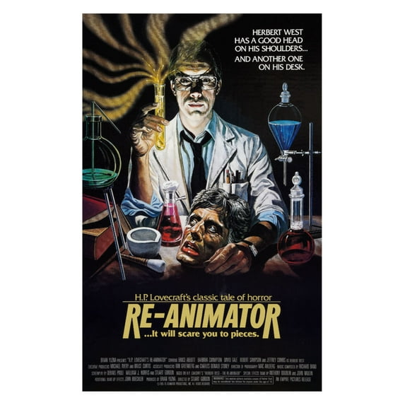 Reanimator Movie Poster Giclee Print Reprint 27Inx40In for any room 27x40 Square Adults Best Posters