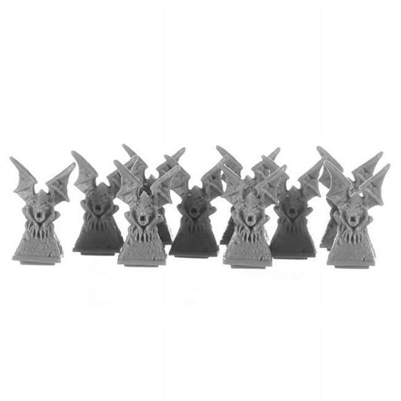 Gargoyle Pillar Tops Miniature 25mm Heroic Scale Figure Dark Heaven Bones Reaper Miniatures
