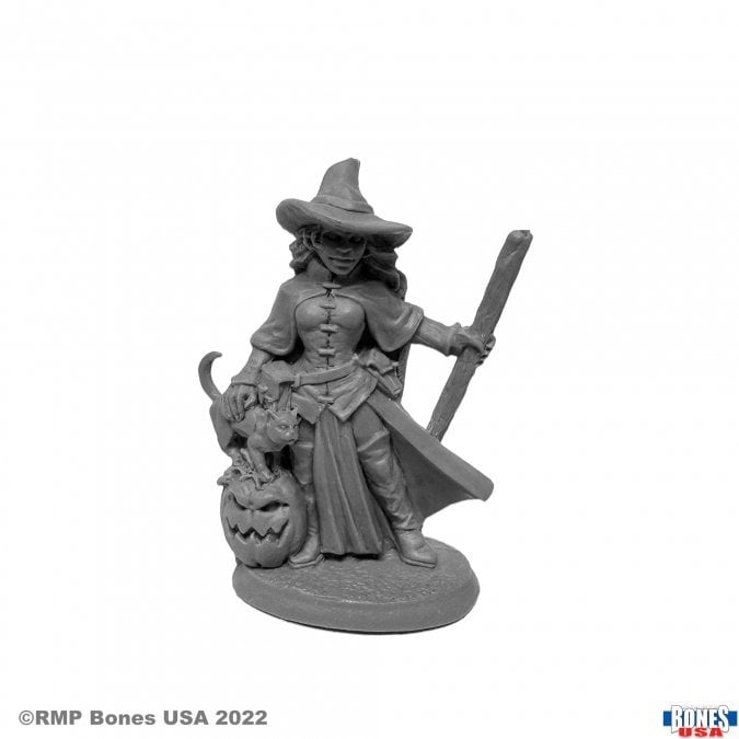 Reaper Miniatures Wizard No1 – 25mm Heroic Scale Unpainted Miniature – Bones USA Plastic, For RPG, Wargaming, Painting
