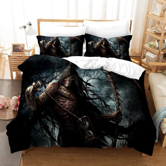 Reaper Duvet Cover Set,Bedding Set for Kids and Adult, Home Decor,Twin Size