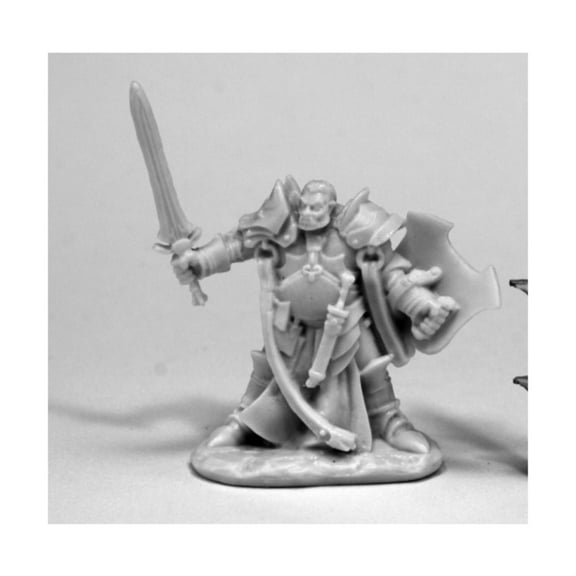 Reaper Miniatures 77438 Jurden, Half Orc Paladin, Bones Miniature