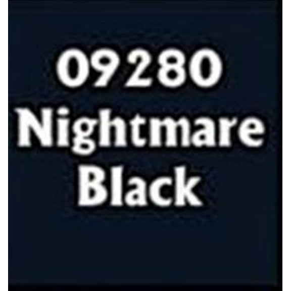 Reaper Miniatures 9280 Master Series Paint, Nightmare Black