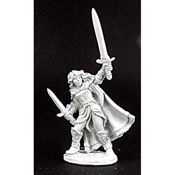 Reaper Miniatures Aisha, Female Warrior #02979 Dark Heaven Unpainted Metal