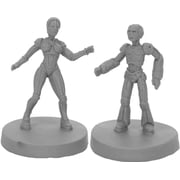 Reaper Miniatures Androids 2 #49011 Bones Black Unpainted Plastic RPG Figure
