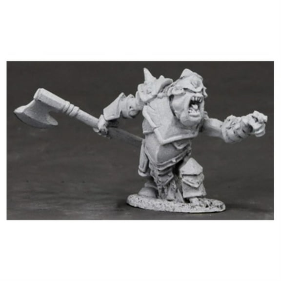 Reaper Miniatures Armored Goblin Boss#03852 Dark Heaven Unpainted Metal