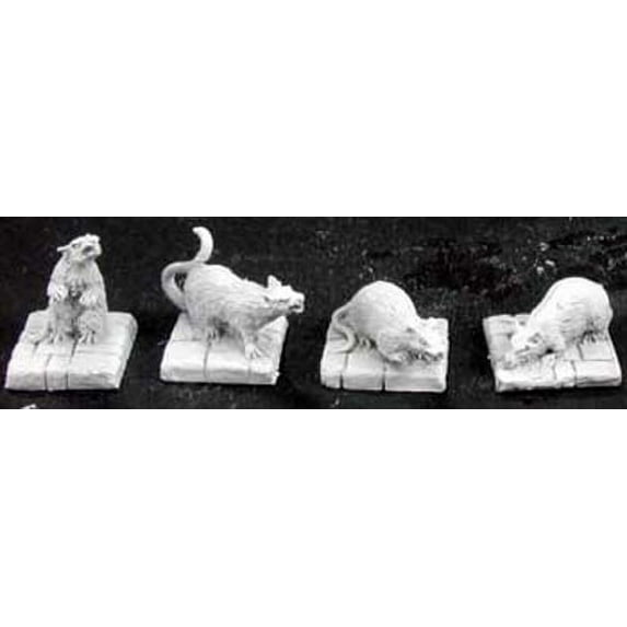 Reaper Miniatures Dire Rats #02889 Dark Heaven Legends Unpainted Metal Figure