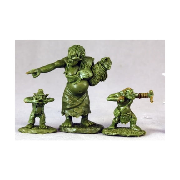 Reaper Miniatures Dungeon Tribes Orc Matron and Brood New