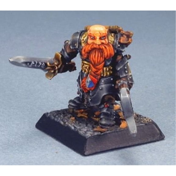 Reaper Miniatures Durgam Deepmug, Dwarf Hero #14019 Dwarves Unpainted D&D Mini