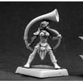 thumbnail image 1 of Reaper Miniatures Elven Musician #14558 Elves Unpainted RPG D&D Mini Figure, 1 of 3