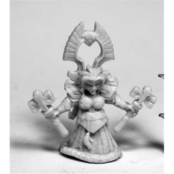 Reaper Miniatures Gwyddis, Dwarf Valkyrie #77481 Bones Unpainted Plastic Figure