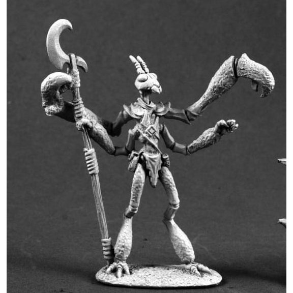 Reaper Miniatures Klichik, Mantis Warrior #03552 Dark Heaven Unpainted Metal