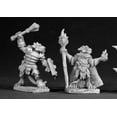 thumbnail image 1 of Reaper Miniatures Kobold Leader and Sorcerer #03024 Dark Heaven Unpainted Metal, 1 of 3