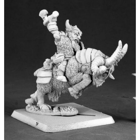 Reaper Miniatures Kragmarr Ram Rider #14607 Kragmarr Unpainted RPG Mini Figure