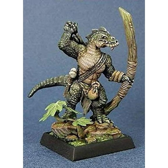 Reaper Miniatures Lizardman Archer #03706 Dark Heaven Legends Unpainted Metal