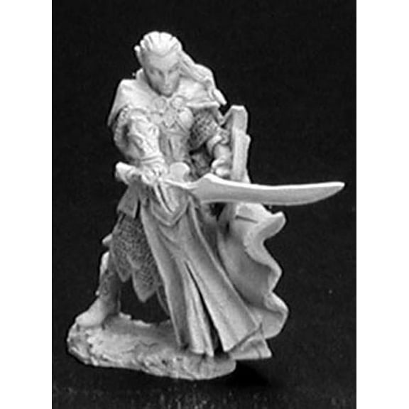 Reaper Miniatures Loryn Stormblade. Elf #02849 Dark Heaven Unpainted Metal