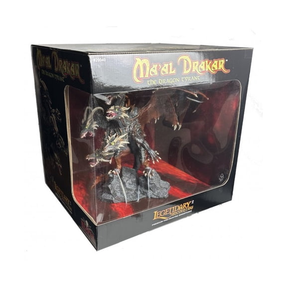 Reaper Miniatures Ma'al Drakar - The Dragon Tyrant - Limited Premium Pre-Painted Edition New