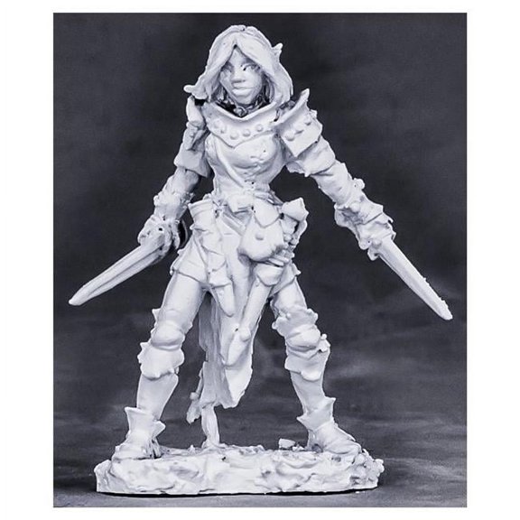 Reaper Miniatures Shardis, Elf Rogue #03862 Dark Heaven Unpainted Metal Mini