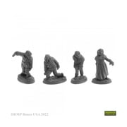 Reaper Miniatures REM07055 Dungeon Dwellers Zombies Figure - Set of 4