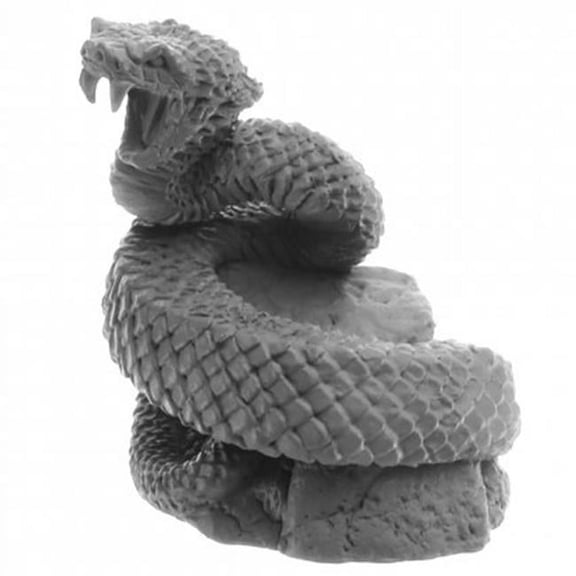 Giant Snake Miniature 25mm Heroic Scale Figure Dungeon Dwellers Reaper Miniatures