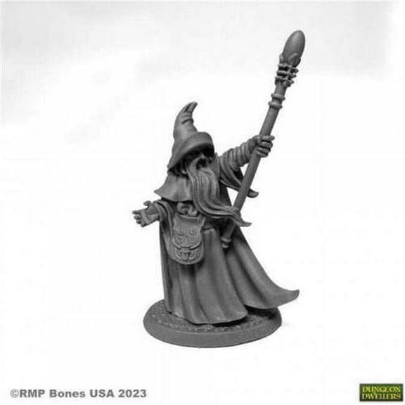Arakus Landarzad Wizard Miniature 25mm Heroic Scale Figure Dungeon Dwellers Reaper Miniatures