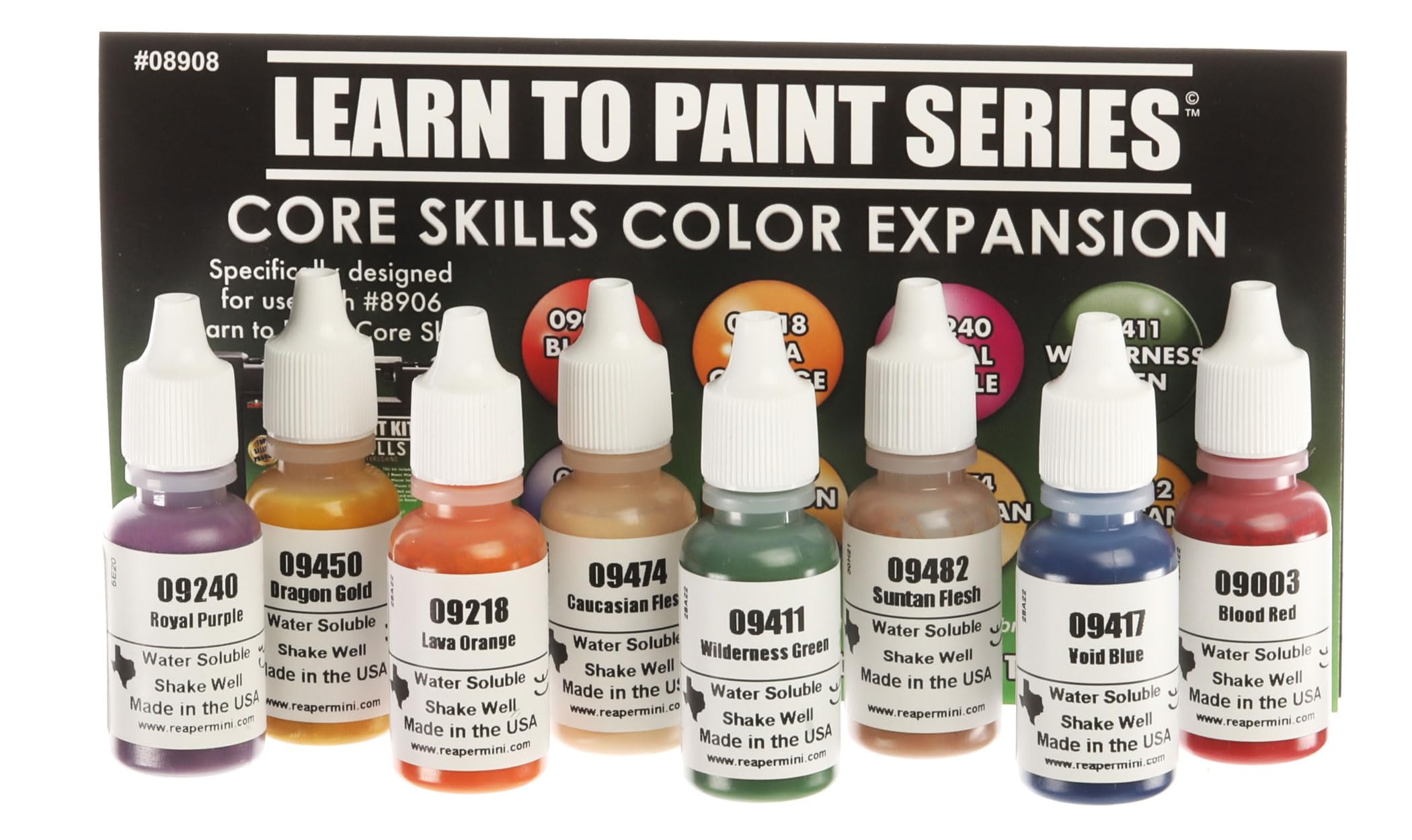Reaper Miniatures Core Skills Color Expansion New