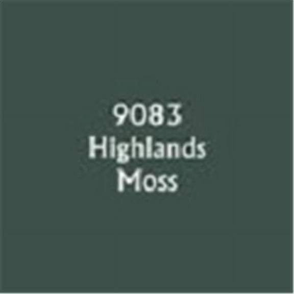 Reaper Miniatures REM09083 0.5 oz Master Series Paint Dropper Bottle, Highlands Moss
