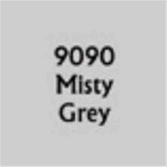 Reaper Miniatures REM09090 0.5 oz Master Series Paint Dropper Bottle, Misty Grey