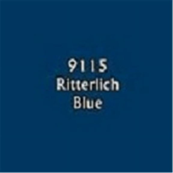 Reaper Miniatures REM09115 0.5 oz Master Series Paint Dropper Bottle, Ritterlich Blue