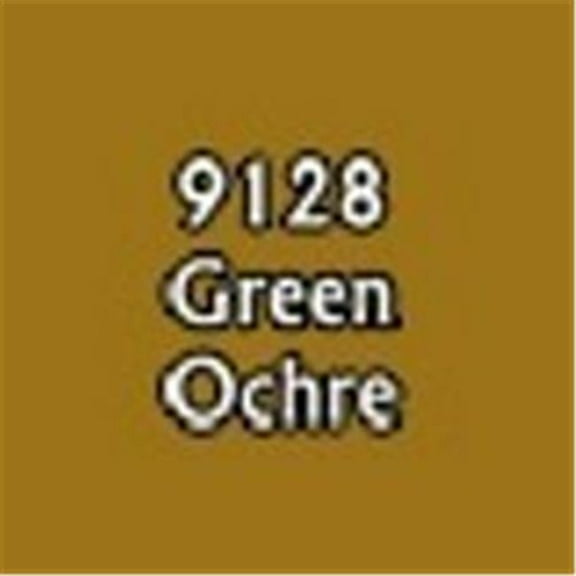 Reaper Miniatures REM09128 0.5 oz Master Series Paint Dropper Bottle, Green Ochre