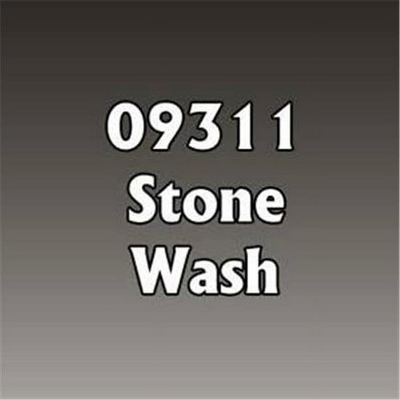 Reaper Miniatures REM09311 0.5 oz Master Series Paint Core Colors Dropper Bottle, Stone Wash