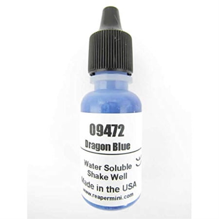 Reaper Miniatures REM09472 Bones Master Series Acrylic Paint, Dragon Blue