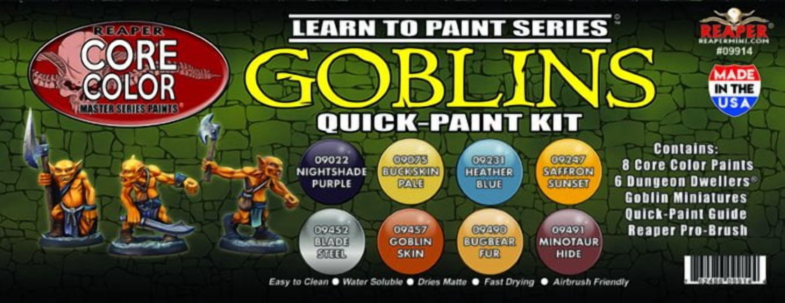 Learn To Paint Kit: Goblin Quick-Paint Kit