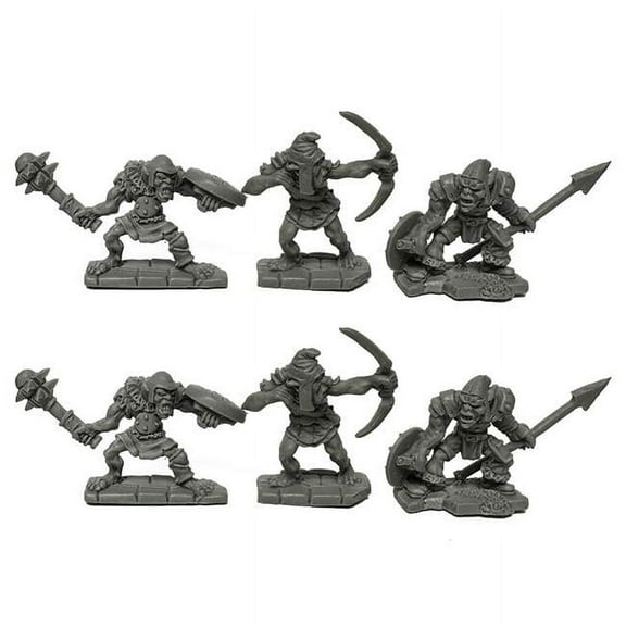 Reaper Miniatures REM30096 Legends Goblins Miniatures - 6 Piece