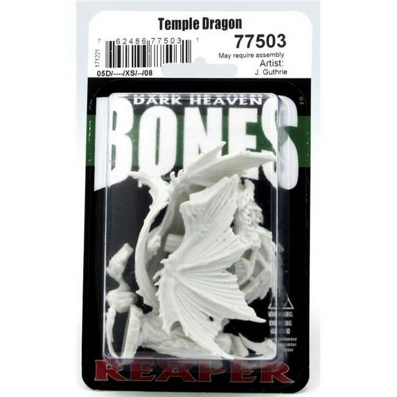 Reaper Miniatures Temple Dragon #77503 Bones RPG D&D Mini Figure
