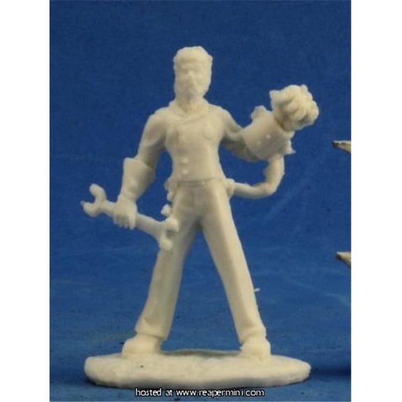 Reaper Miniatures REM91002 25mm Scale Hellstromme, Bob Ridolfl - Savage Worlds & Bones