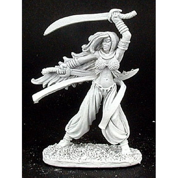 Reaper Miniatures Rasia, Bladedancer #02970 Dark Heaven Legends Unpainted Metal