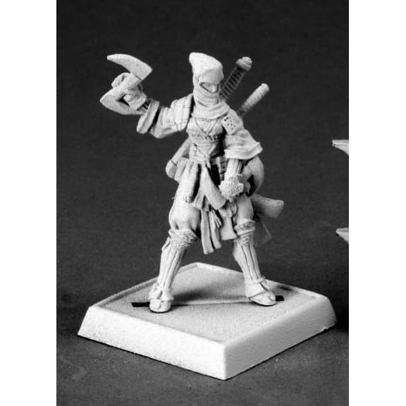 Reaper Miniatures Reiko, Ninja #60084 Pathfinder Unpainted RPG D&D Mini Figure
