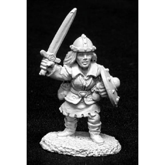 Reaper Miniatures Rolearth Gemforger - Female Warrior w/Sword & Shield New
