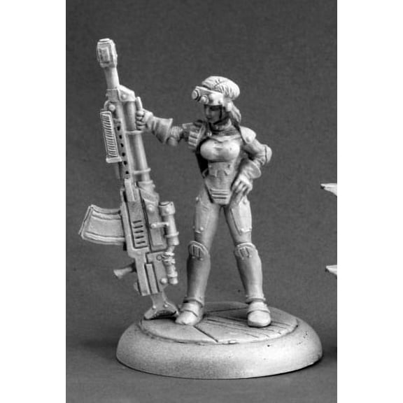 Reaper Miniatures Sarah Blitzer, IMEF Sniper #50274 Chronoscope RPG Mini Figure